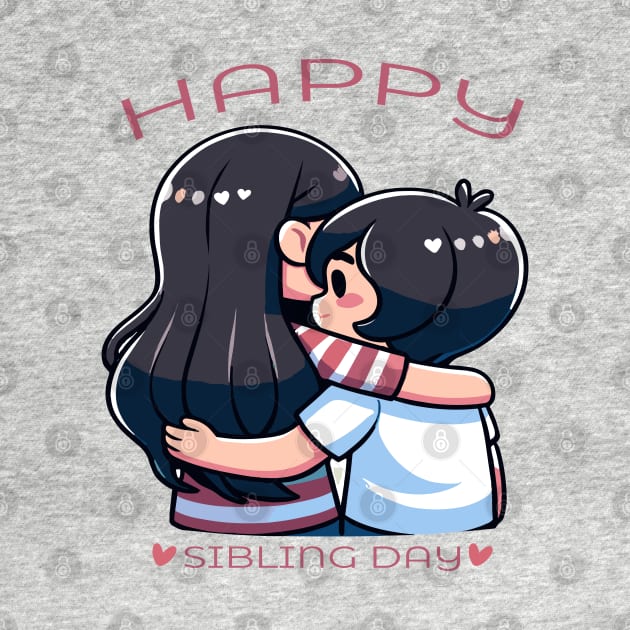 Heartfelt Hug: Celebrating Sibling Love by maknatess